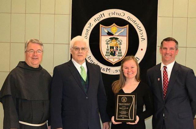 Teacher of the Year Honored after Mass for Catholic Schools Week